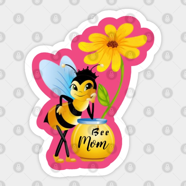 Bee Mom Sticker by Primigenia